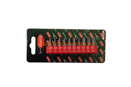 Набор вставок TORX с магнитными держателями (10 шт; 1/4"DR) ROCKFORCE RF-21022