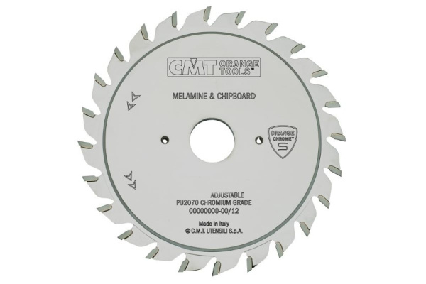 Диск пильный подрезной регулируемый (125х20х2.8-3.6 мм; Z=12+12) CMT 289.725.24H