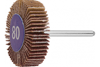 Веерный круг Зубр на шпильке P 80 d 32x10x3.2 мм L 45 мм 1 шт. 35934