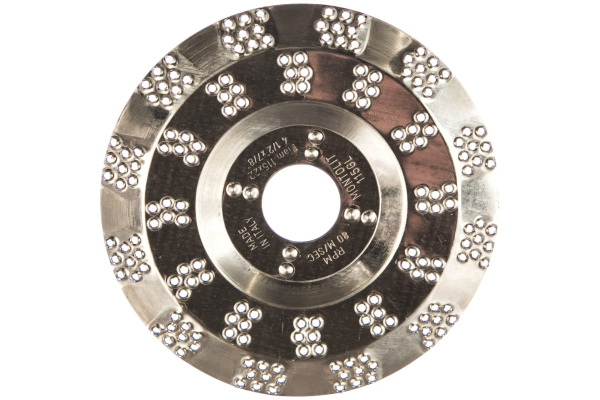 Диск для шлифовки древесины пластика гипсокартона 115х22,2 мм MONTOLIT 115GL