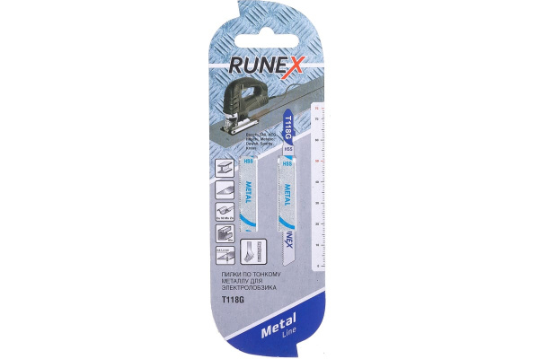 Пилки по металлу T118G (75x50 мм; 2 шт.) Runex 555122-2