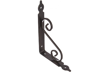 Декоративный кронштейн СИБРТЕХ 190х140х25х3 мм темно-серый 94061