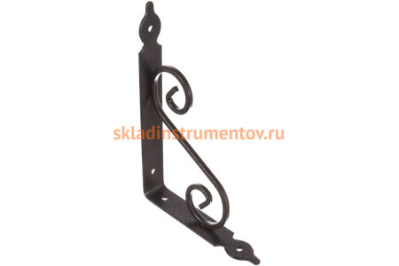 Декоративный кронштейн СИБРТЕХ 190х140х25х3 мм темно-серый 94061
