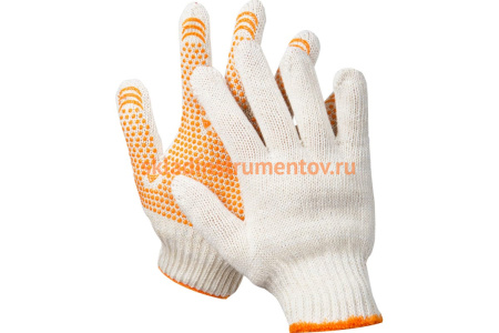 Перчатки "MASTER" трикотажные с защитой от скольжения (S-M) STAYER 11404-S