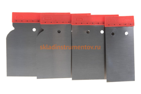 Набор поверхностных шпателей STAYER Япончик 4шт: 50, 80, 100, 120мм 1011-H4