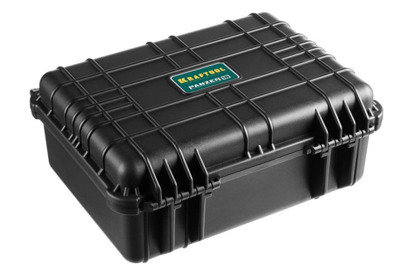 Ударопрочный пластиковый ящик, степень защиты IP55, 16", KRAFTOOL "PANZER" 38251-16