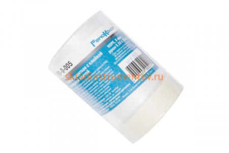 Пленка защитная прозрачная с клейкой малярной лентой (0.55х25 м; HDPE) РемоКолор 09-0-005