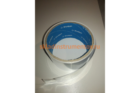 Лента алюминиевая клеящая (50 мм; 50 м) Зубр 12262-50-50