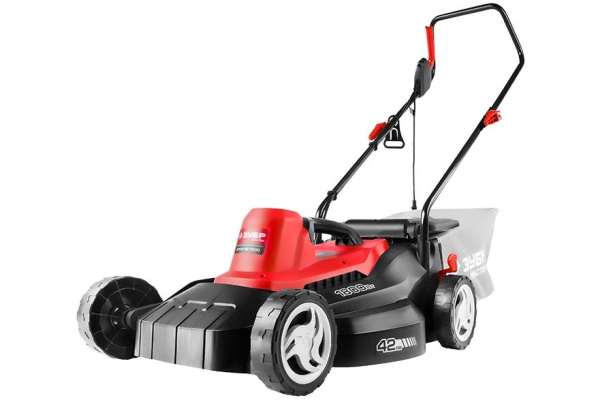 Роторная электрическая газонокосилка Зубр ЗГКЭ-42-1800
