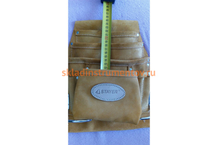 Сумка поясная 10 карманов для ручного инструмента Stayer 38517