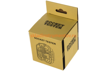 Тестер розеток и УЗО КВТ KT 106D PROLINE 79136