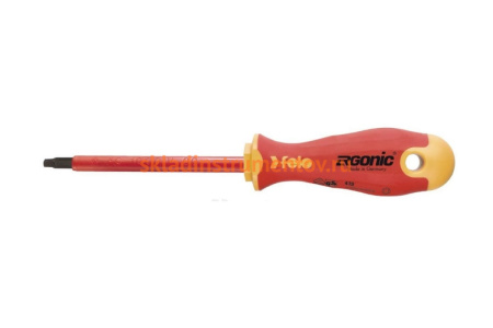 Диэлектрическая отвертка квадрат SQ 2х100 Felo Ergonic 41920090