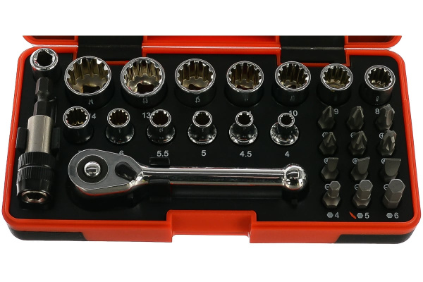 Набор из 28 предметов бит и головок на 1/4 CIMCO 11 3154