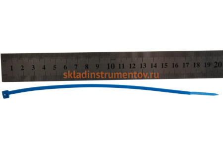 Пластиковые хомуты СИБРТЕХ, 200 х 3,6 мм, синие, 100 шт. 45521