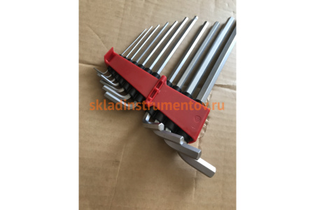 Набор длинных Г-образных шестигранников 1,5-12 мм, 11предметов FORCE 5116XL