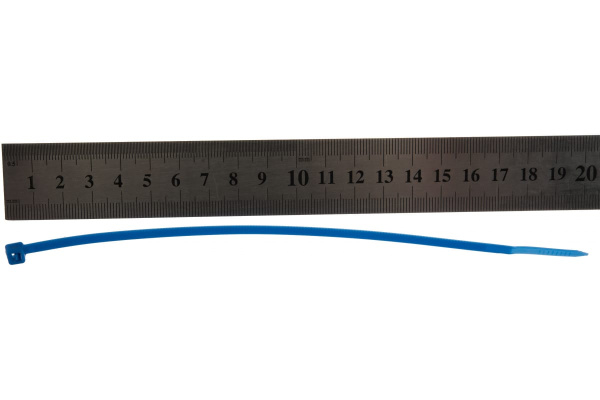 Пластиковые хомуты СИБРТЕХ, 200 х 3,6 мм, синие, 100 шт. 45521