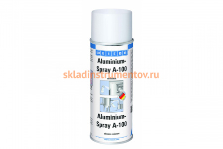 Алюминий Спрей WEICON А-100 400 мл устойчив к истиранию wcn11050400