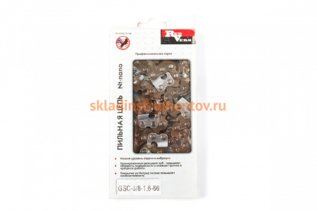 Цепь 66 звеньев, 3/8", 1,6 мм, зуб NT-нано REDVERG 5025006