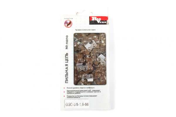 Цепь 66 звеньев, 3/8", 1,6 мм, зуб NT-нано REDVERG 5025006