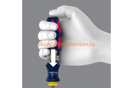 Ручка-держатель с выдвижным стержнем и быстрозажимным патроном WERA Kraftform WE-227702