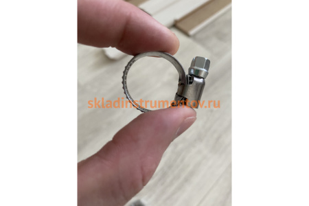 Червячный хомут 12-22мм, нержавеющая сталь JTC-ZN22