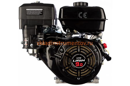 Двигатель бензиновый (9 л.с.) Lifan 177F-H