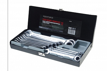 Набор комбинированных трещоточных ключей ROCKFORCE 13пр. 8-22мм RF-51310