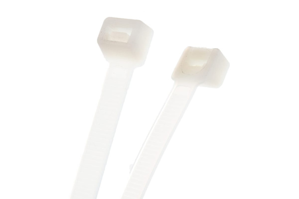 Нейлоновые хомуты Зубр белые, 7.6x400 мм, 50 шт. 309010-76-400