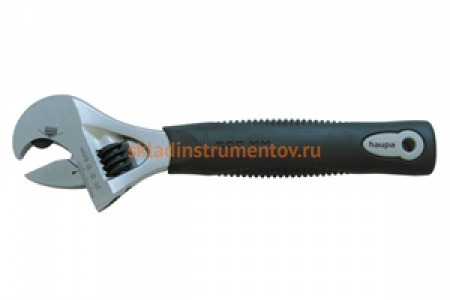 Разводной гаечный ключ с трещоточным зевом 200мм HAUPA 110585