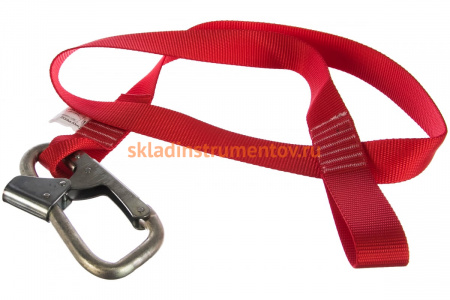 Строп из ленты 1.5 м с монтажным карабином и крепежной петлей ПРОГРЕСС СЕФЕТИ Строп А