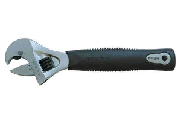 Разводной гаечный ключ с трещоточным зевом 200мм HAUPA 110585