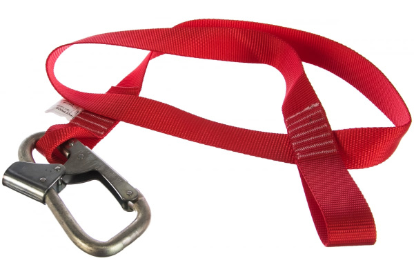 Строп из ленты 1.5 м с монтажным карабином и крепежной петлей ПРОГРЕСС СЕФЕТИ Строп А