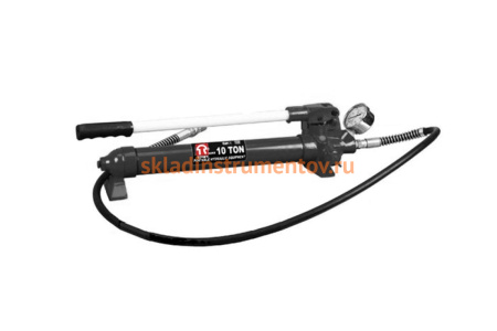 Ручной гидравлический насос с манометром TORIN 10т T71001B1