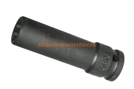 Головка 12-ти гранная L=85 мм, 1/2", 17 мм FORCE 4488517