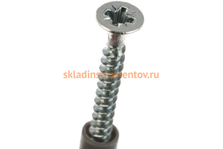 Дюбель 15 шт. с шурупом (6x30 мм) Евро Зубр 30662-06-30