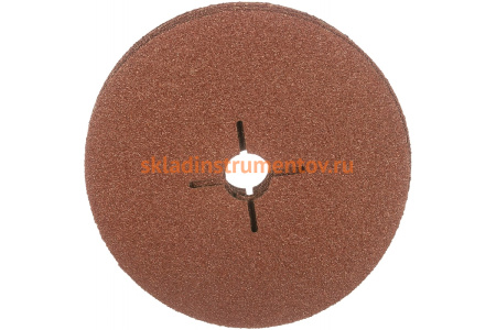 Круг шлифовальный ПРОФИ фибровый (5 шт; 150х22 мм; P40) для УШМ Зубр 35585-150-040