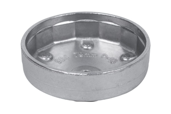 Торцевой съёмник масляных фильтров 78.5мм, 15 граней, 1/2, Nissan, Daihatsu, Ford МАСТАК 103-44185