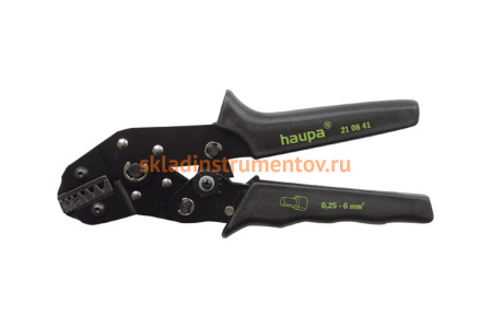 Обжимной инструмент для концевых гильз 0.25-6мм2 HAUPA 210841