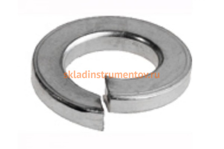 Пружинная шайба Зубр DIN 127, оцинкованная, 12 мм, ТФ6, 12 шт. 4-303856-12