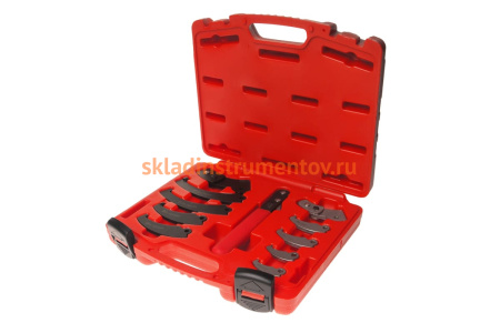 Набор ключа с насадками для круглых гаек с прорезью JTC-4455