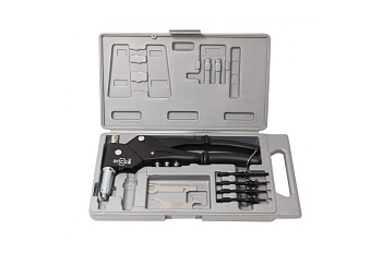 Механический заклепочник 2 в 1 с поворотной головой 360 ROCKFORCE Profi L-285мм RF-S905