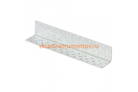 Равносторонний крепежный уголок СИБРТЕХ 2,0 мм KUR 40x40x240 мм 46589