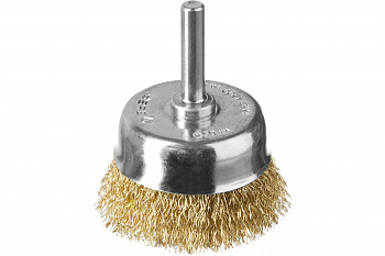 Щетка чашечная (50 мм; витая латунированная стальная проволока 0.3 мм) ЗУБР 3525-050_z02