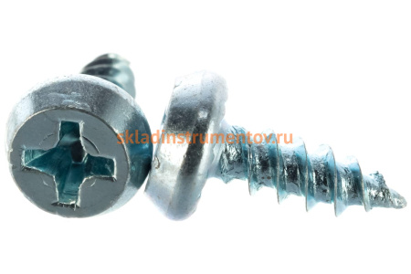 Саморезы КЛМ-Ц для листового металла ЗУБР, 11 х 3.5 мм, 55 шт, оцинкованные, 300126-35-11