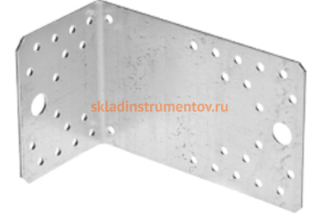 Асимметричный крепежный уголок 90х70х140мм, 20шт Зубр МАСТЕР 310155-90