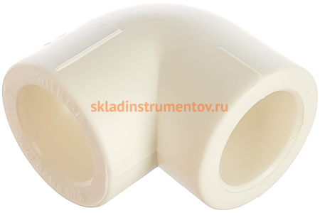 Уголок Энкор PPRC ф 20мм угол 90 белый 45330