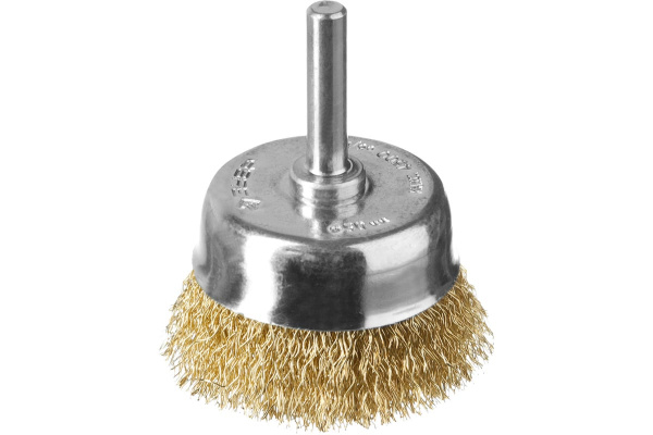 Щетка чашечная (50 мм; витая латунированная стальная проволока 0.3 мм) ЗУБР 3525-050_z02