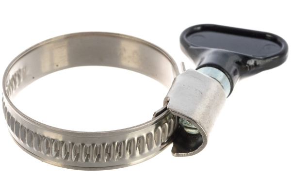 Обжимной хомут QUATTRO ELEMENTI 20-35 мм нержавеющая сталь с ключом 2 шт 642-234