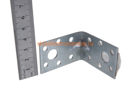 Усиленный крепежный уголок 2.0 мм KUU 50x50x35мм СИБРТЕХ 46408