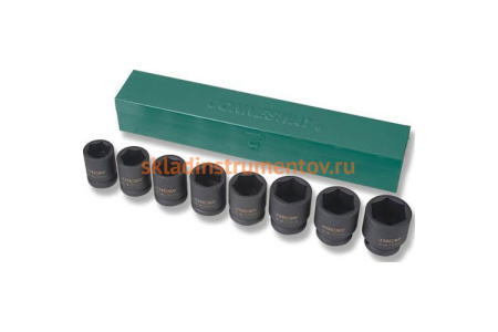 Набор ударных торцевых головок 8 предметов (3/4" 26-38 мм) Jonnesway S03A6108S